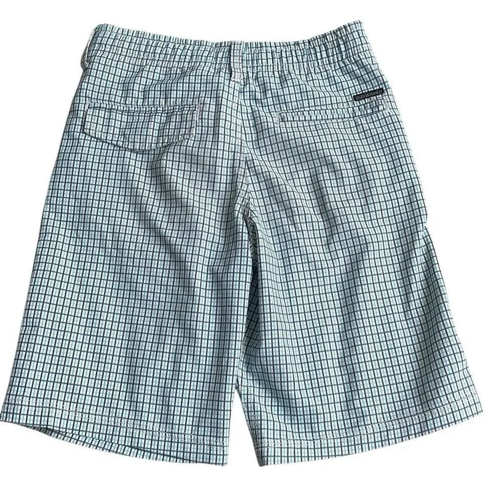Quiksilver Plaid Amphibian Hybrid Shorts - Size 7